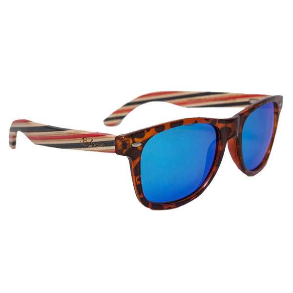 Wayfarer Polarized Sunglasses in Candy Cane B Fresh Gear