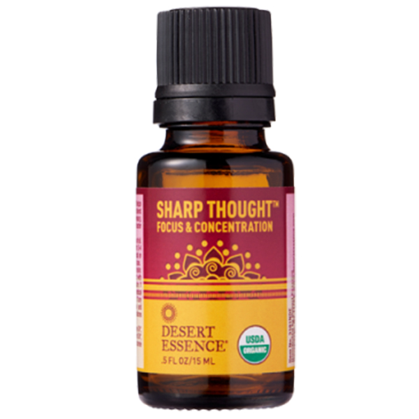 Sharp Thought Desert Essence Organic Essential Oil Blend EarthHero