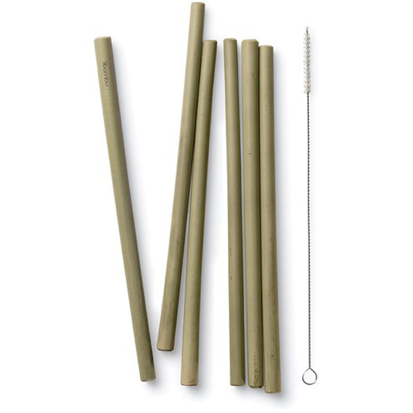 Bamboo Straws 6pk bambu EcoFriendly Kitchen
