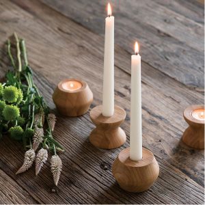 Bambu Home | Bamboo Candle Holders | EarthHero | Sustainable Wedding Gifts