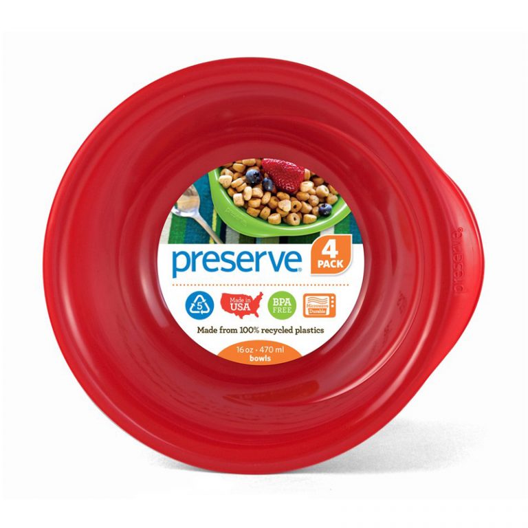 Everyday Reusable Plastic Bowls 16oz. (4 Pk) Preserve