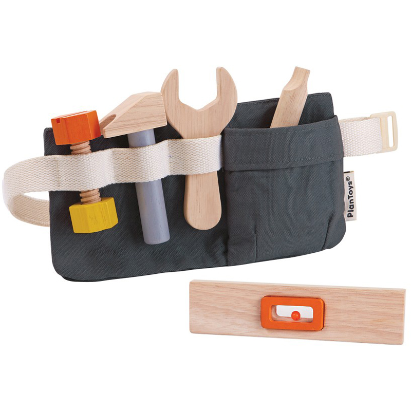Pretend Play Wooden Tool Belt PlanToys EarthHero