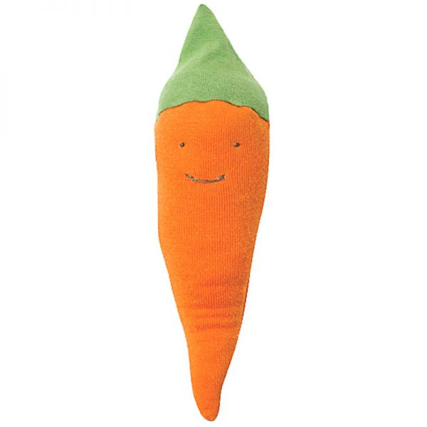 Organic Carrot Plush Toy Under the Nile EcoFriendly Baby
