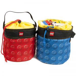 EarthHero - Red Cinch LEGO® Storage Bucket - 4