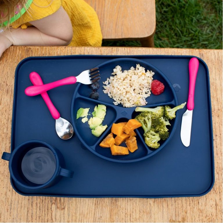 Kids Silicone Placemats green sprouts EarthHero