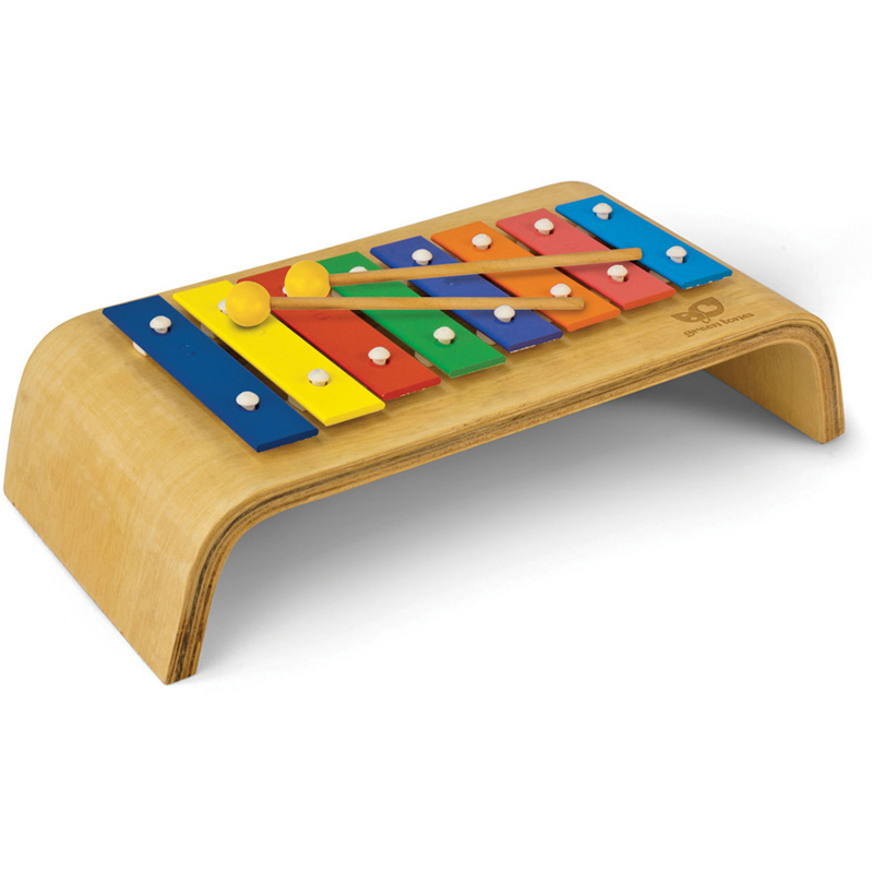 Kids Melody Wooden Glockenspiel Green Tones EarthHero