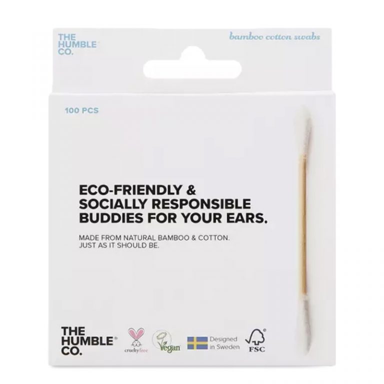 Biodegradable Cotton Swabs 100pk The Humble Co. EarthHero