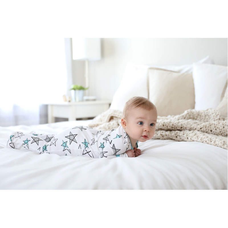 Star Delight Zipper Onesie Me O My Earth Shop EcoFriendly on EarthHero