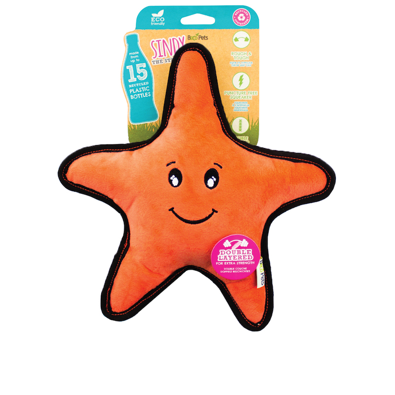 Star Fish Rough & Tough Dog Toy Beco Pets EarthHero