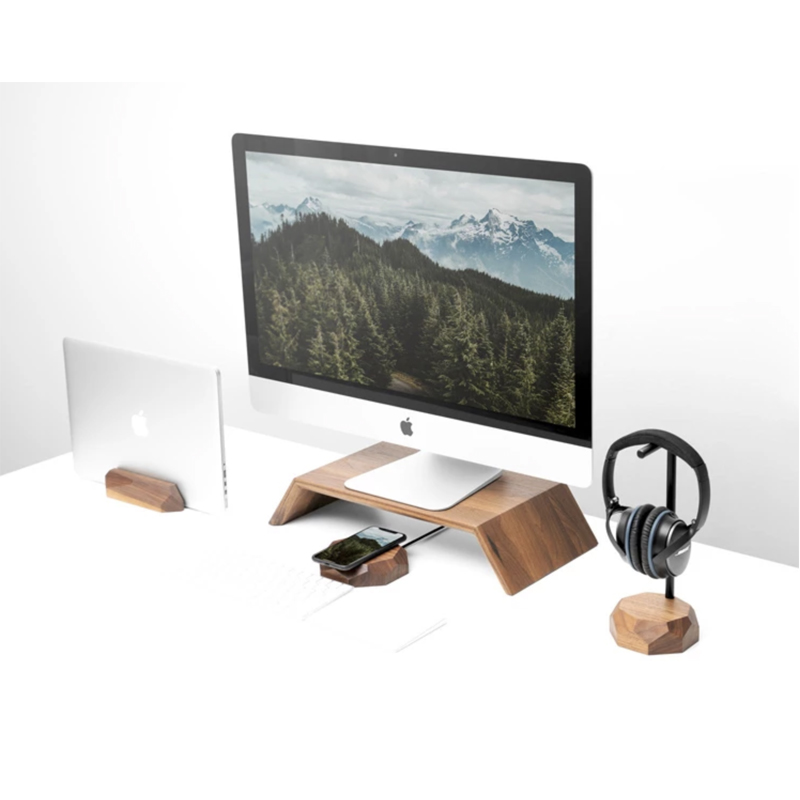 Wooden Monitor Stand Oakywood Shop EarthHero