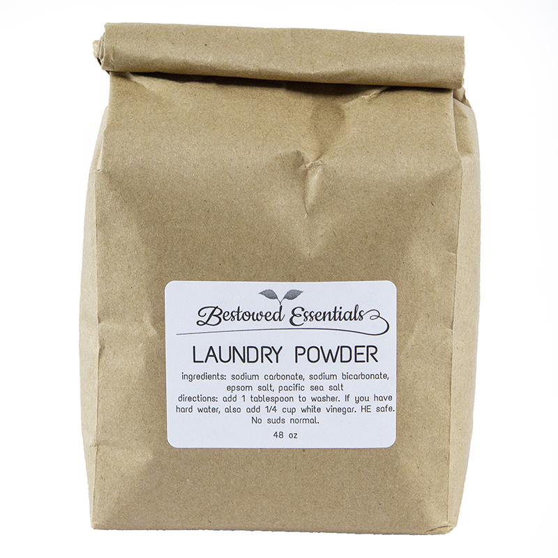 Zero Waste Laundry Powder 64 loads Bestowed Essentials