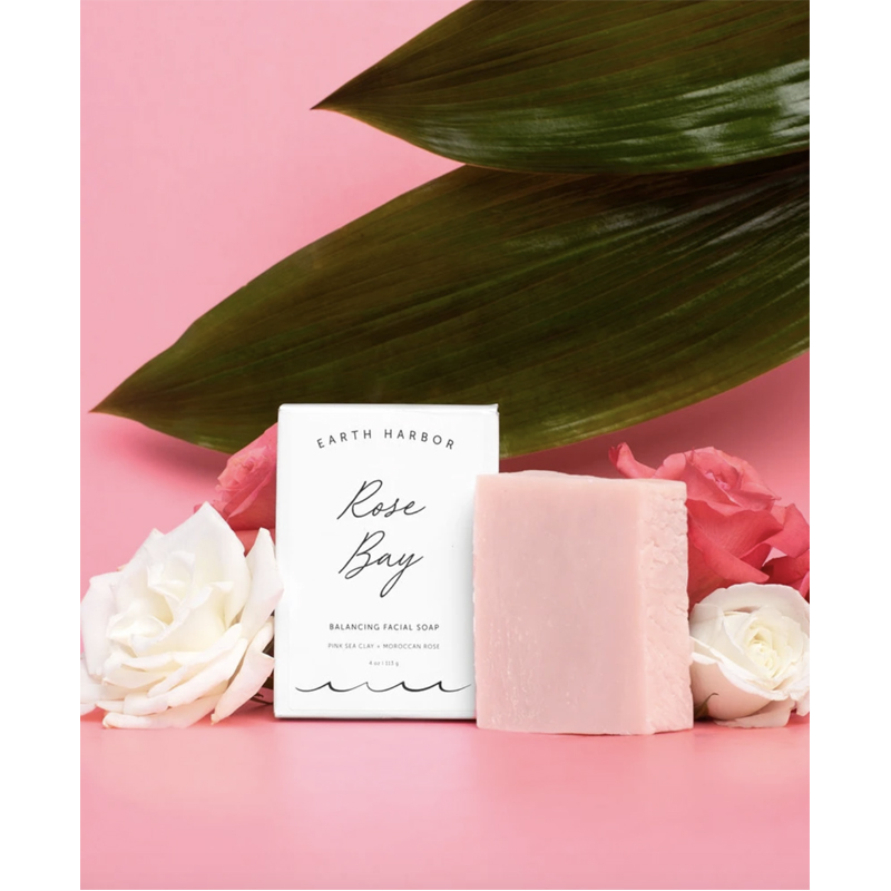 Rose Bay Balancing Facial Soap Earth Harbor Naturals EarthHero