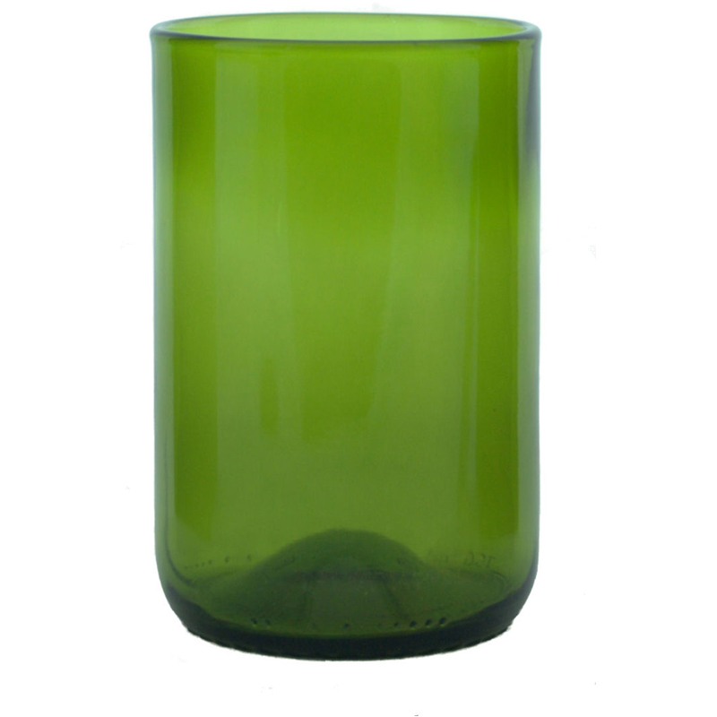 Evergreen Upcycled Tumbler Glasses 4 Pk The Green Glass Company