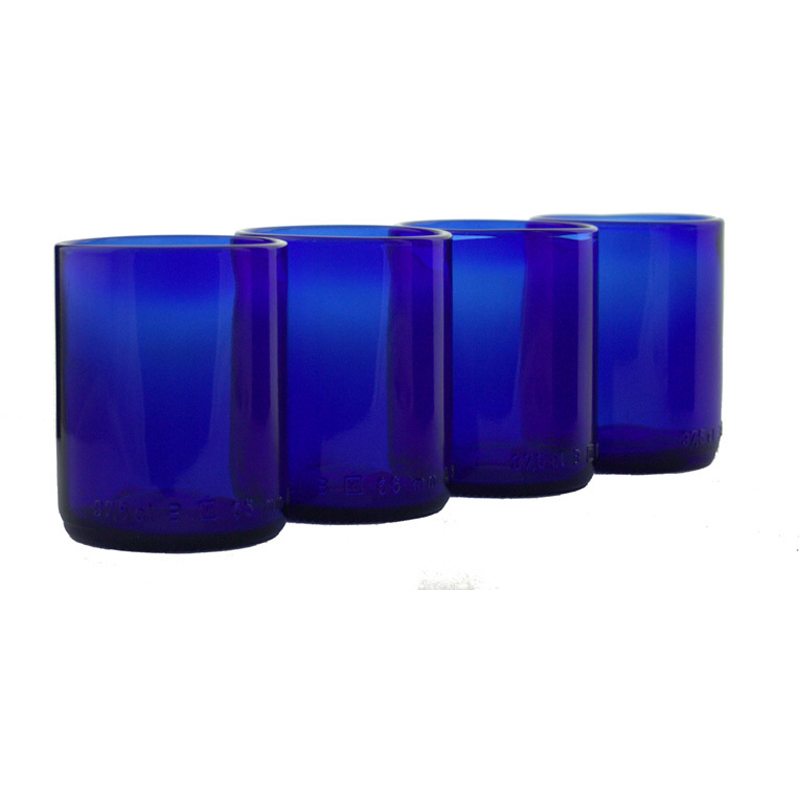 Recycled 4 oz Juice Glass Cups 4 Pk The Green Glass Company