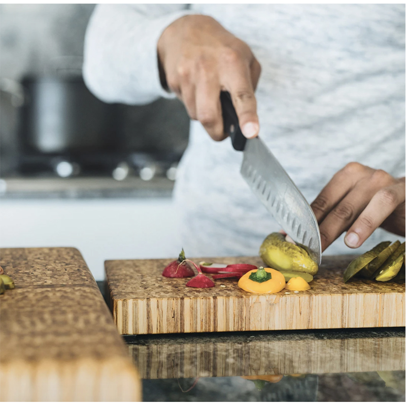 Recycled Bamboo End Grain Cutting Board ChopValue