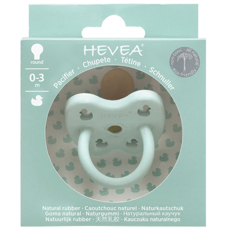 Mint Newborn Natural Rubber Pacifier HEVEA EarthHero