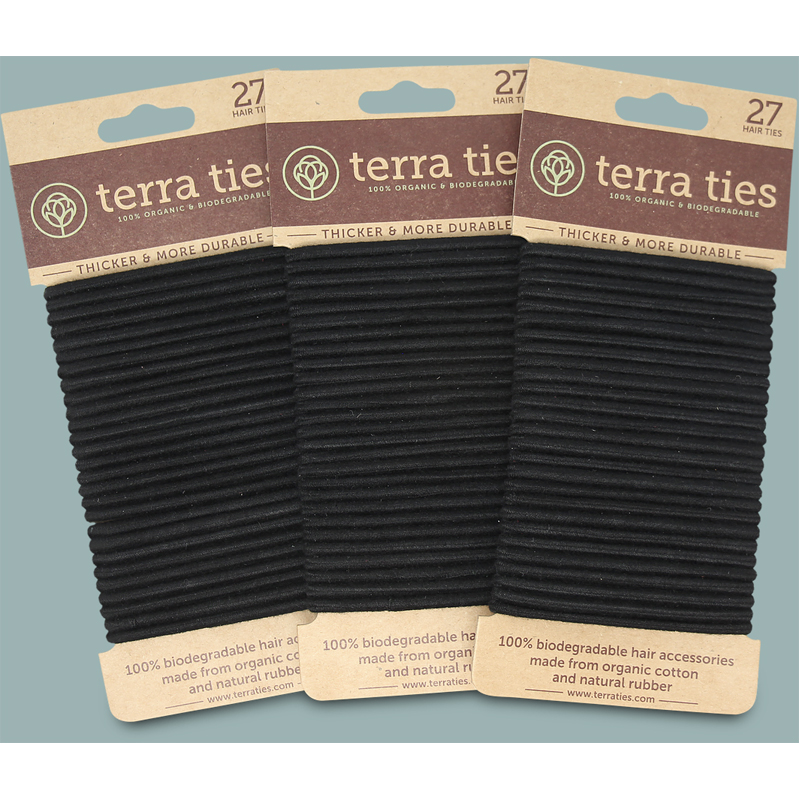 Elastic Biodegradable Hair Ties Terra Ties EarthHero