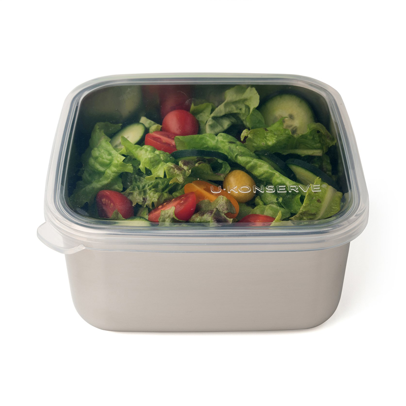 Stainless Steel Large Clear To Go Food Storage Container 50oz EarthHero