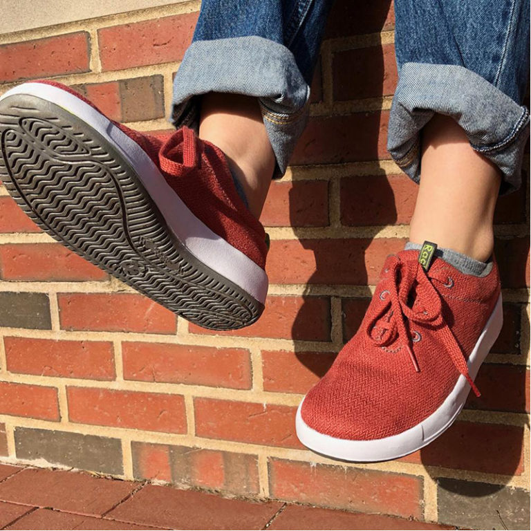 Women's Alex Redwood Hemp Shoes Rackle EarthHero