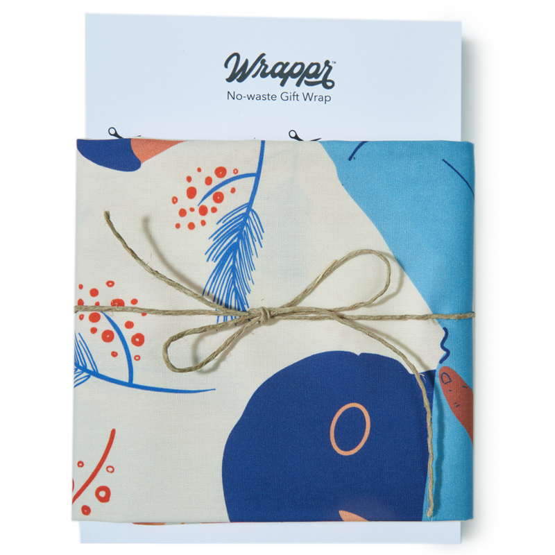 Joy Reusable Fabric Gift Wrap from Wrappr on EarthHero