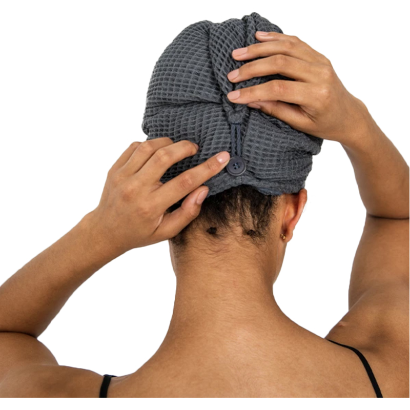 Bamboo Waffle Hair Towel Ettitude EarthHero