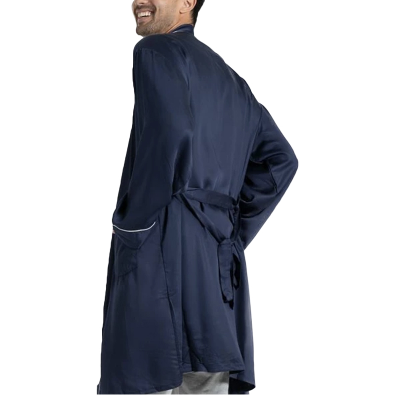 Men's Bamboo Lyocell Robe Ettitude EarthHero