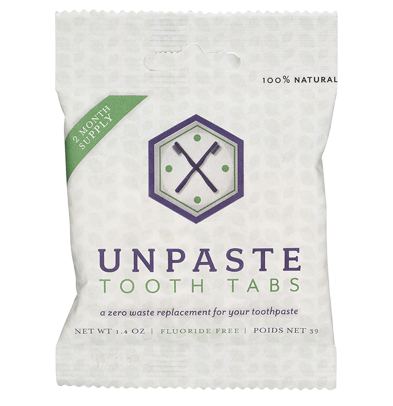 Fluoride Free Toothpaste Tablets UNPASTE EarthHero