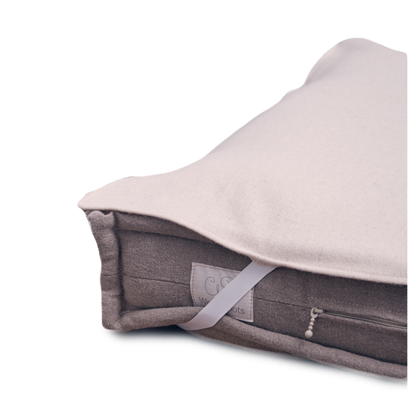 Wool Crib Mattress Protector Wool Roots EarthHero