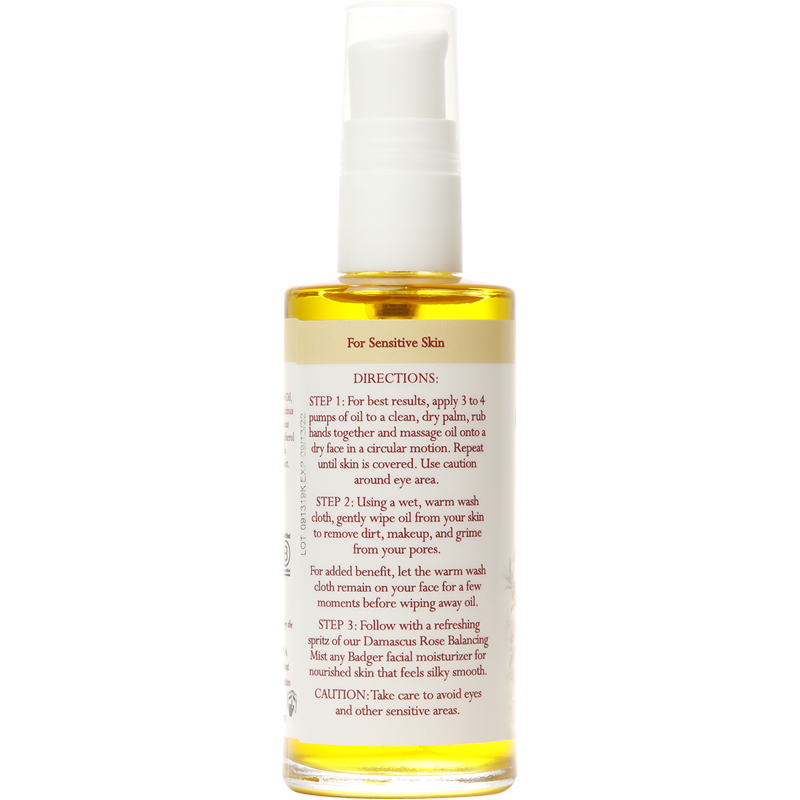 Unscented Facial Cleansing Oil 2oz Badger EarthHero