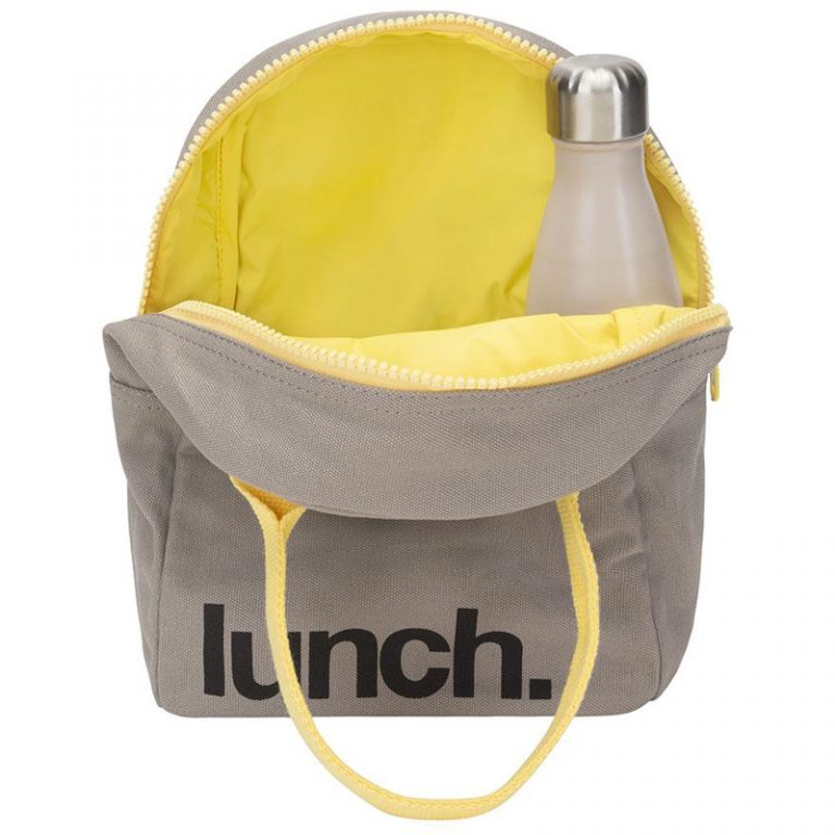 Organic Cotton Zipper Lunch Bag Fluf EarthHero