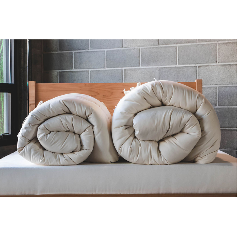 Quilted Wool Mattress Topper Holy Lamb Organics EarthHero