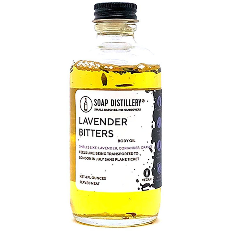 Lavender Bitters Fragrant Body Oil Soap Distillery EarthHero