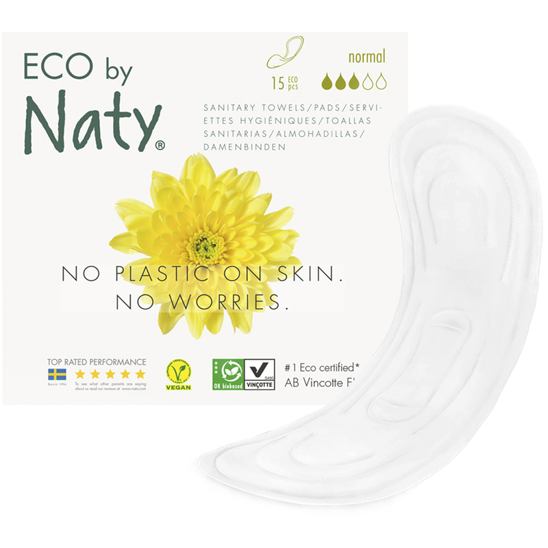 Thin Eco Sanitary Pads Eco by Naty EarthHero